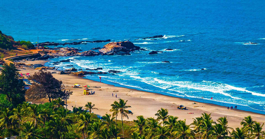 Baga Beach Goa is an another good place to visit. This place offers you to feel cool wind vibrations. You'll really enjoy this place during mumbai to Goa cruise.